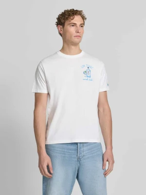 Koszulka T-shirt z przeszyciami model 'PORTOFINO' MC2 Saint Barth Biały