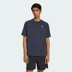 KOSZULKA TECH TREFOIL ESSENTIALS Z POLIESTRU Adidas Night Grey