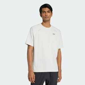 KOSZULKA TECH TREFOIL ESSENTIALS Z POLIESTRU Adidas Orbit Grey