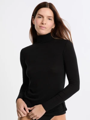 Koszulka termiczna z golfem z kaszmirem Etam