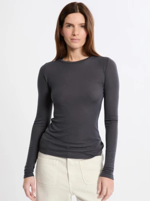 Koszulka termiczna z okrągłym dekoltem z wełną Etam