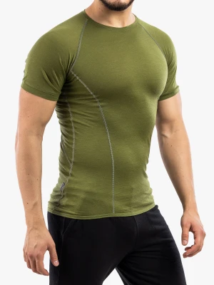 Koszulka termoaktywna Sensor Merino Active Tee SS - safari