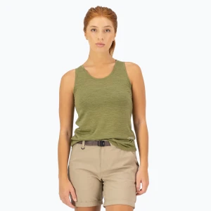 Koszulka termoaktywny damska Mons Royale Zephyr Tencel Tank fern Zielony