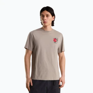 Koszulka The North Face Gear Up Get Out RLX SS Tee Graphic stone slab Beżowy