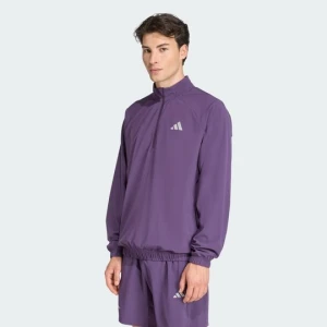 Koszulka Training Essentials Holiday Pack1 / 4 Zip Adidas Aurora Plum