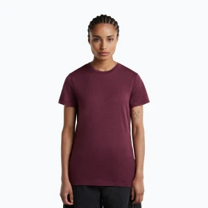 Koszulka trekkingowa damska icebreaker Merino 150 Tech Lite III dark berry Bordowy