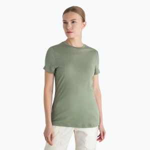 Koszulka trekkingowa damska icebreaker Merino 150 Tech Lite III lichen Zielony