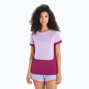 Koszulka trekkingowa damska icebreaker Zoneknit purple gaze