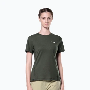 Koszulka trekkingowa damska Salewa Puez Dry dark olive