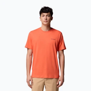 Koszulka trekkingowa męska Columbia North Cascades zing/csc box logo