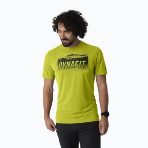 Koszulka trekkingowa męska DYNAFIT Transalper Graphic golden lime/5a30