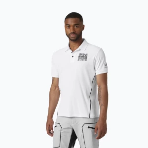 Koszulka trekkingowa męska Helly Hansen Hp Racing Polo white