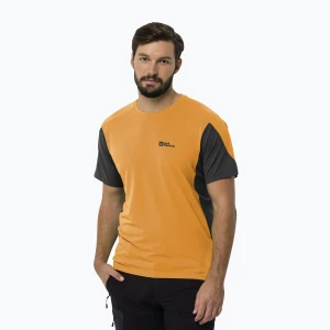 Koszulka trekkingowa męska Jack Wolfskin Narrows orange pop