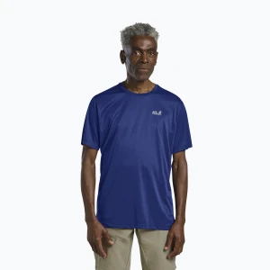 Koszulka  trekkingowa męska Jack Wolfskin Tech T blue orchid
