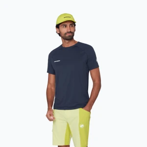 Koszulka trekkingowa męska Mammut Ducan FL T-Shirt Men marine Niebieski