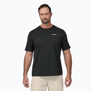 Koszulka trekkingowa męska Patagonia P-6 Logo Responsibili-Tee black