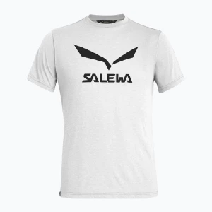 Koszulka męska Salewa Solidlogo Dry white