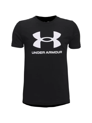 Koszulka treningowa chłopięca UNDER ARMOUR UA Sportstyle Left Chest SS - czarna