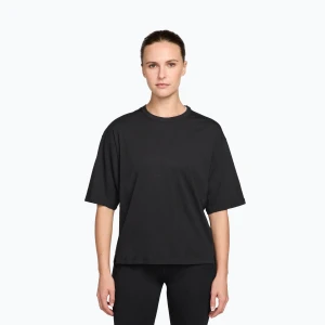 Koszulka treningowa damska Nike 24.7 ImpossiblySoft Light black / dark smoke grey