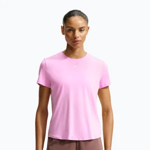 Koszulka treningowa damska Nike One Classic pink rise / white
