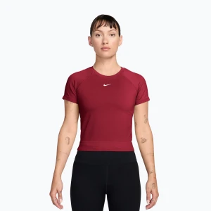 Koszulka treningowa damska Nike Pro Seamless tough red / white