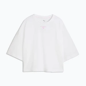 Koszulka treningowa damska PUMA Hyrox Cropped Lifestyle Tee white