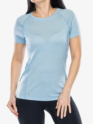 Koszulka treningowa damska Smartwool Active Ultralite Short Sleeve - serene blue