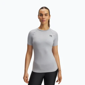 Koszulka treningowa damska Under Armour HG Authentics Comp SS mod gray / black Szary