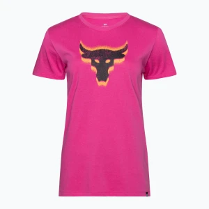 Koszulka treningowa damska Under Armour Project Underground Core T astro pink / black