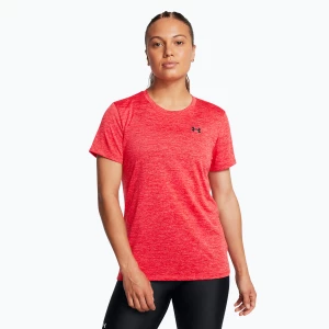 Koszulka treningowa damska Under Armour Tech C-Twist racer red/black