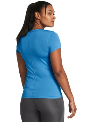 Koszulka treningowa damska Under Armour Tech Mesh SS - niebieska