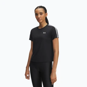 Koszulka treningowa damska Under Armour Tech Wordmark Tape black/white/white