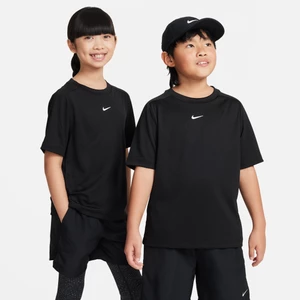 Koszulka treningowa dla dużych dzieci (chłopców) Nike Dri-FIT Multi - Czerń