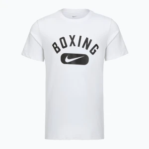 Koszulka treningowa męska Nike Boxing Disc DFC white/black