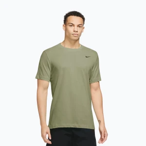 Koszulka treningowa męska Nike Dri-FIT dusty olive / black Zielony