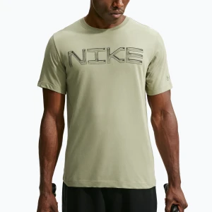 Koszulka treningowa męska Nike Dri-FIT Training T-Shirt dusty olive/black Zielony