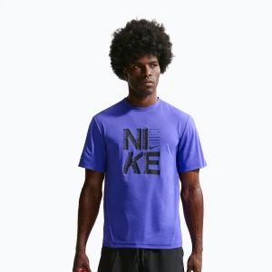 Koszulka treningowa męska Nike Hyverse Dri-Fit persian violet/black