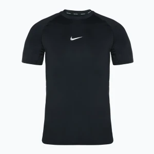 Koszulka treningowa męska Nike Pro Dri-FIT Slim SS black / white