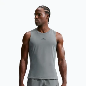 Koszulka treningowa męska Nike Pro smoke grey/black
