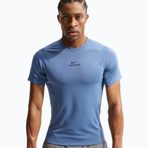 Koszulka treningowa męska Nike Pro Training indigo storm / black Granatowy
