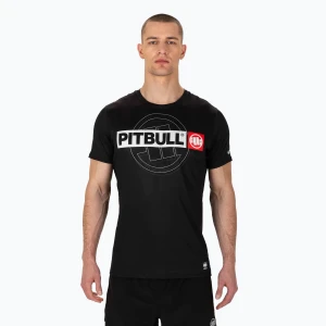 Koszulka treningowa męska Pitbull Mesh Performance Pro Plus Hilltop Sports black