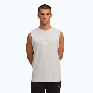 Koszulka treningowa męska PUMA Hyrox Cutoff Tank gray