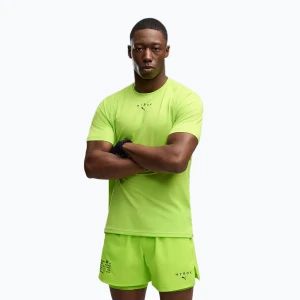 Koszulka treningowa męska PUMA x HYROX Pwrmode sunny lime Zielony