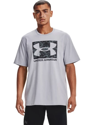 Koszulka treningowa męska UNDER ARMOUR ABC CAMO BOXED LOGO SS - szara