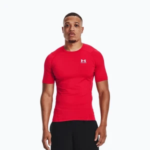 Koszulka treningowa męska Under Armour HG Armour Comp red/white
