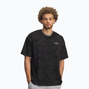 Koszulka treningowa męska Under Armour HTW Athletic Dept AOP black/white
