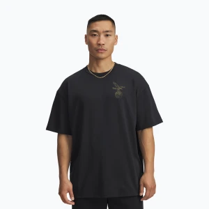 Koszulka treningowa męska Under Armour Project Rock Q4 black/expedition green