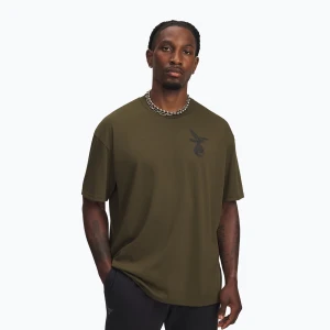Koszulka treningowa męska Under Armour Project Rock Q4 expedition green / black
