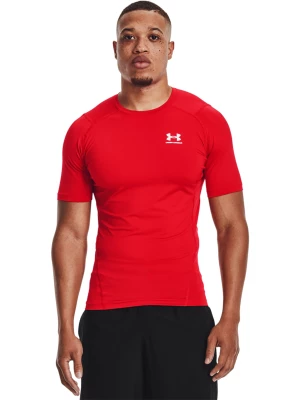 Koszulka treningowa męska Under Armour UA Hg Armour Comp Ss - czerwona