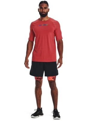 Koszulka treningowa męska Under Armour UA SmartForm Rush Nov SS - czerwona